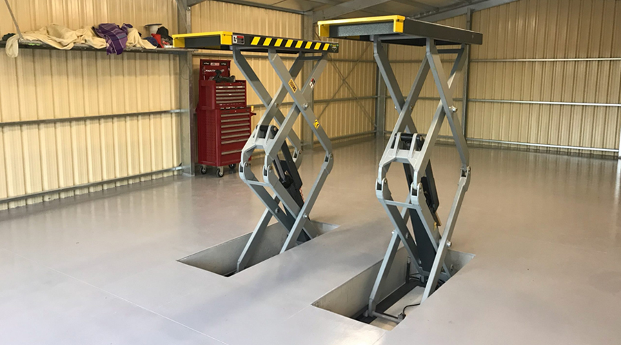 Floor Mounted Scissor Lift